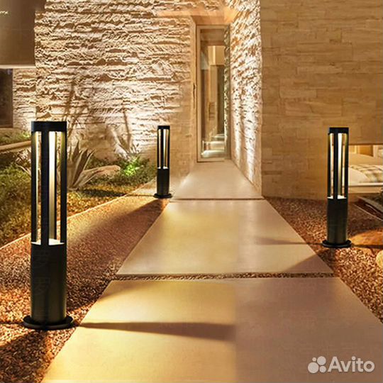 Фонарь садовый уличный LED 65-90см