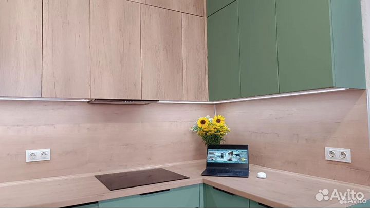 Кухня на заказ угловая и прямая