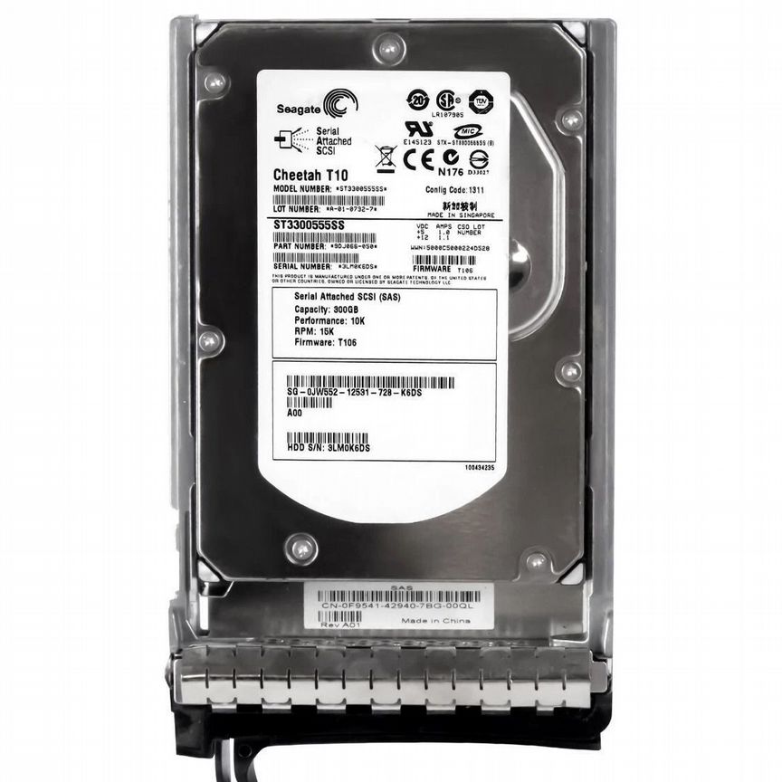 [0JW552] Жесткий Диск Dell Jw552 300gb Sas 3,5" Hdd