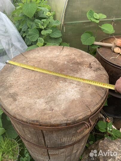 Пень колода дубовая для рубки мяса