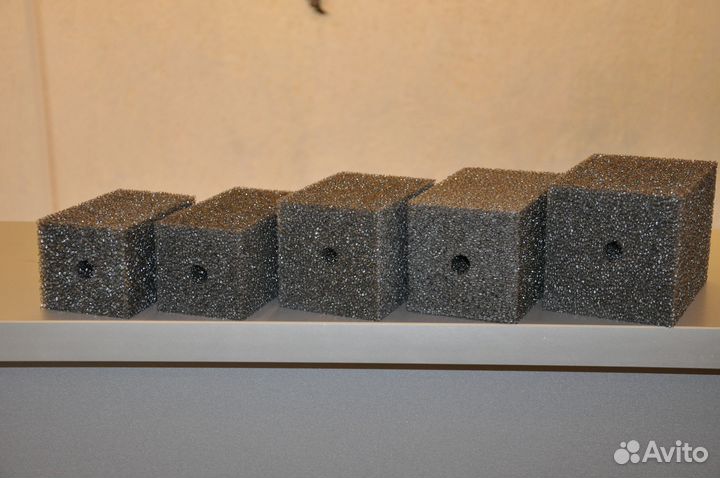 Губка крупнопористая для аквариума 85*140мм