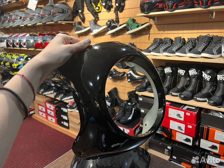 Обтекатель фары черный для мото