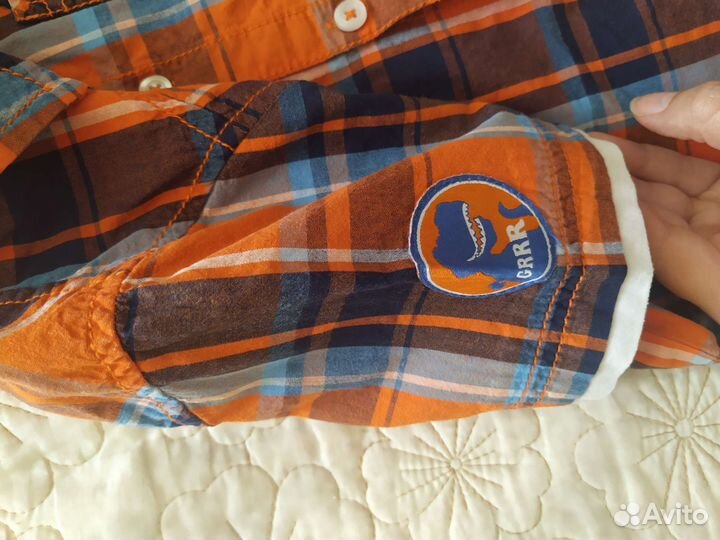 Рубашка для мальчика новая 104 110 индия
