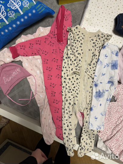 Детские вещи на девочку пакетом 62-86
