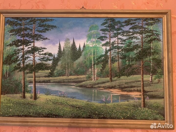 Картина уральская каменная крошка 90*60