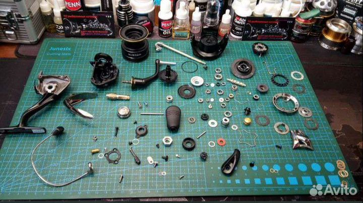 Ремонт и обслуживание рыболовных катушек