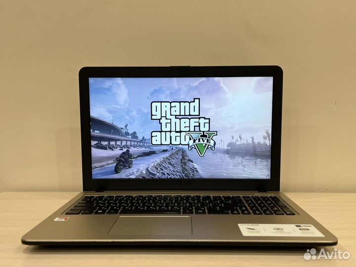 Быстрый ноутбук Asus A6-9gen/SSD/8gb/гарантия