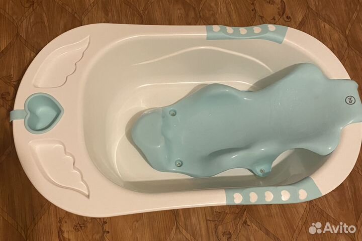 Ванночка для купания Happy Baby, aquamarine, 40 л