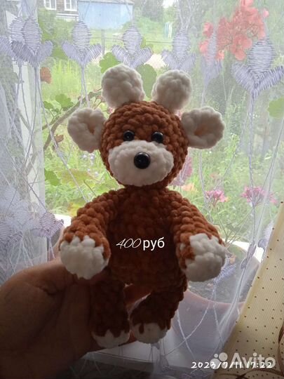 Вязаные игрушки ручной работы