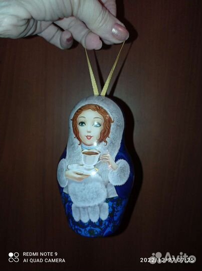 Баночка из под чая на ёлку