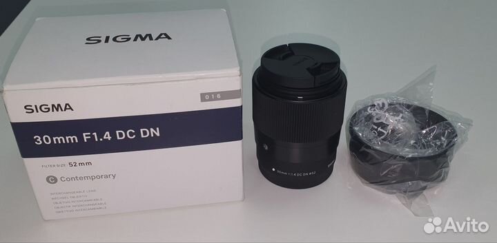 Объектив Sigma 30mm f 1.4 dc dn canon ef-m