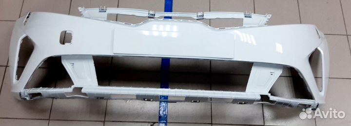 Бампер передний Kia Rio 4 2017-2022 цвет белый PGU