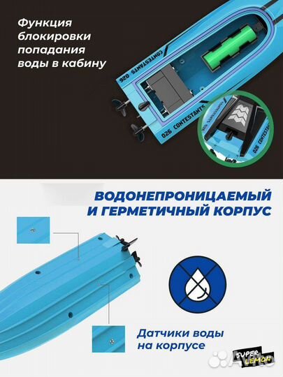 Лодка высокоскоростная на радио управлении