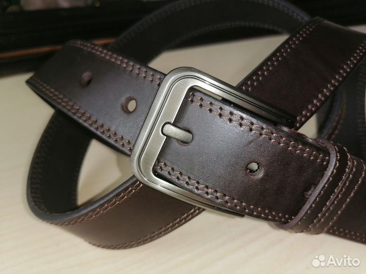 Мужской кожаный ремень