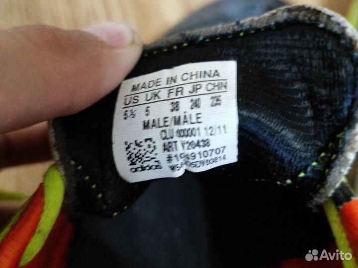 Бутсы adidas 38 размера