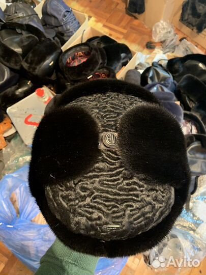 Ушанка Каракуль с Канадской норкой