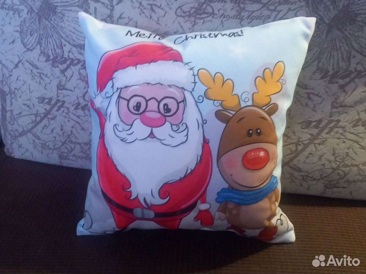 Подушка новогодняя