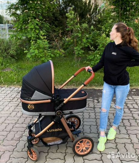 Коляска детская 3 в 1 (2 в 1) Luxmom и Dalux новая