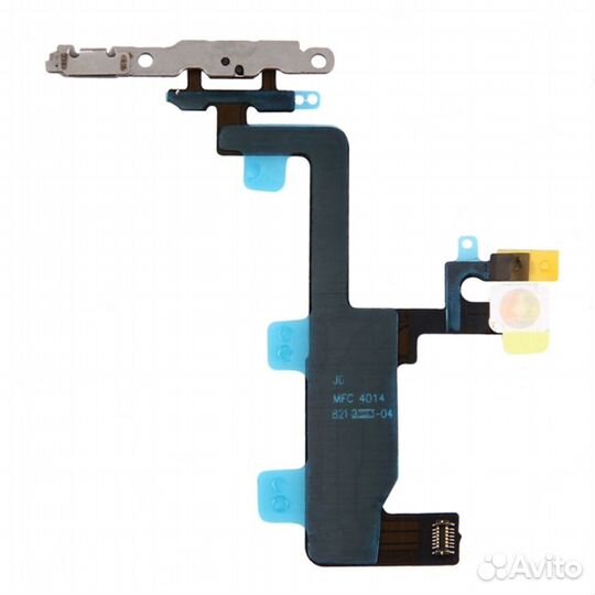 Кнопка включения для iPhone 6 с микрофоном и вспыш