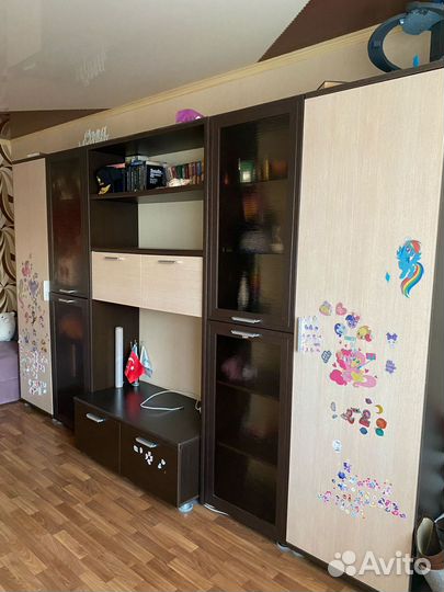 Стенка в гостиную со шкафом под тв бу