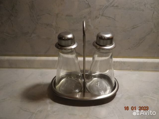 Соусница-маслёнка двойная с дозатором