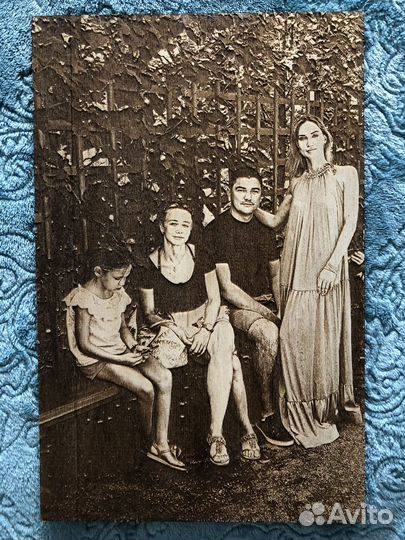 Выжигание портретов на дереве по фото