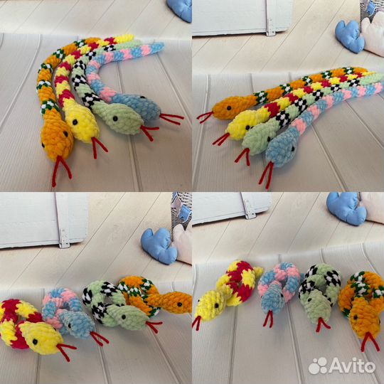 Вязаная змея 30-31 см