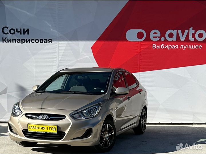 Hyundai Solaris 1.4 МТ, 2012, 86 000 км