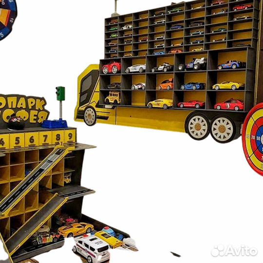 Комбинированная полка для машинок