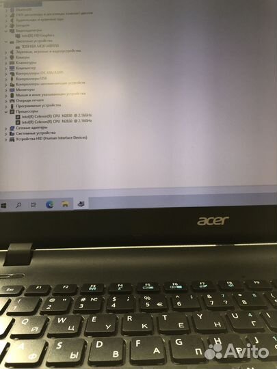 Офисный ноут 8гб RAM новый аккумулятор