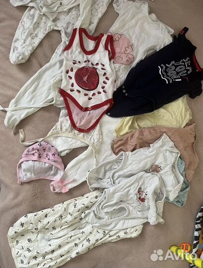Вещи пакетом на девочку 0-5 месяцев