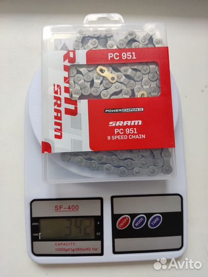 Цепь sram PC951, 9 скоростей