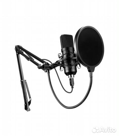Микрофон проводной Оклик SM-700G, черный