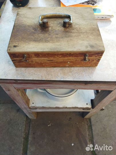 Короб, ящик деревянный, старый