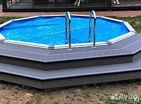 Террасная доска дпк шлифованное тиснение