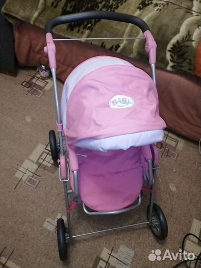 Коляска baby born кукольная