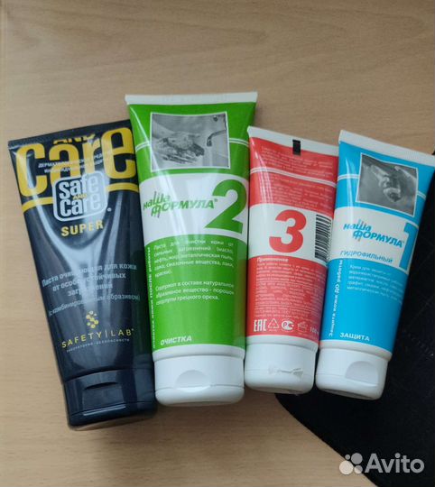 Крема для очистки кожи рук, уход,защита