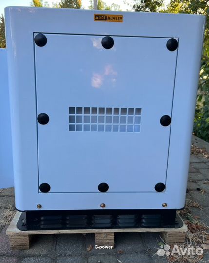 Дизельный генератор 15 kW G-power трехфазный с пос