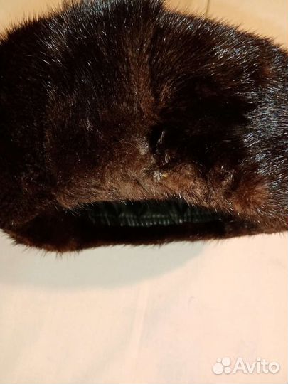 Шапка норковая женская 58 размер