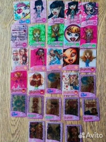 Объемные 3D карточки Bratz