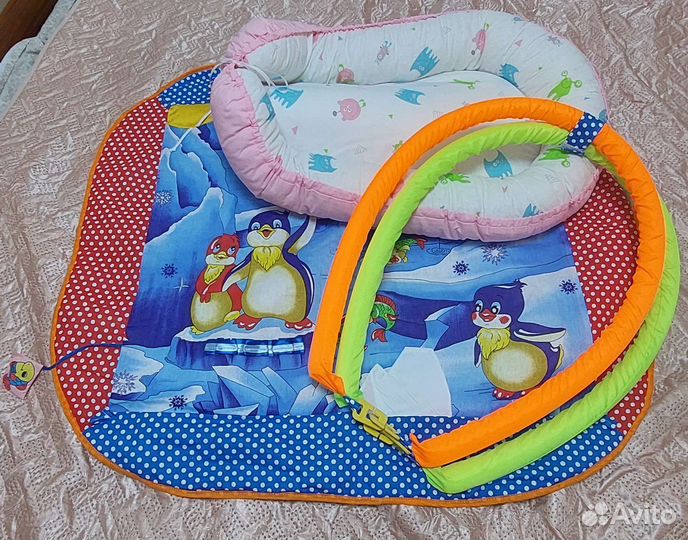 Развивающий коврик и кокон