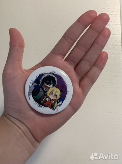 Большие аниме значки