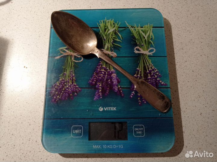 Столовая ложка серебро 84 А.Б. царское