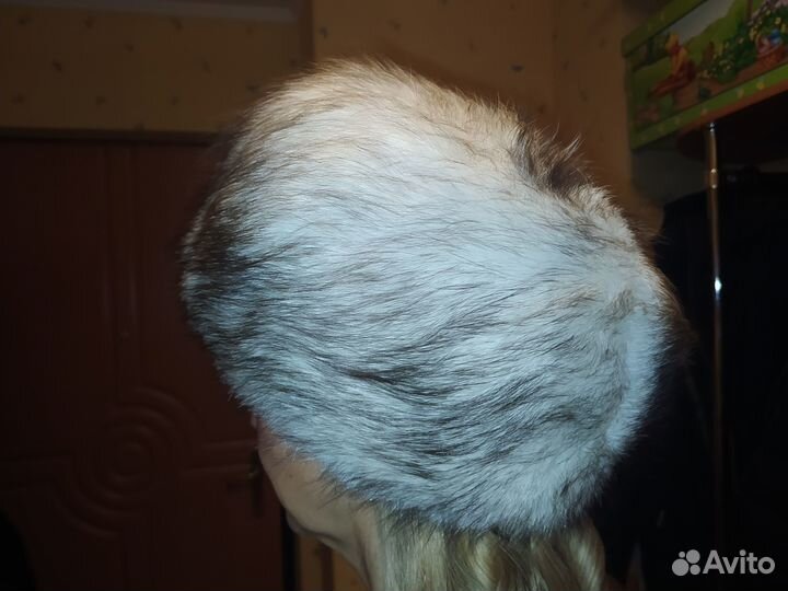 Шапка женская песец