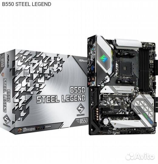 Материнская плата ASRock B550 steel legend ATX AMD
