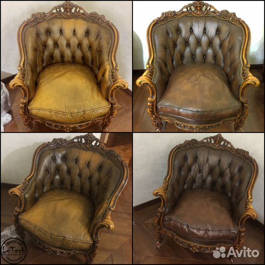 Ремонт кожи, покраска сидений, реставрация мебели