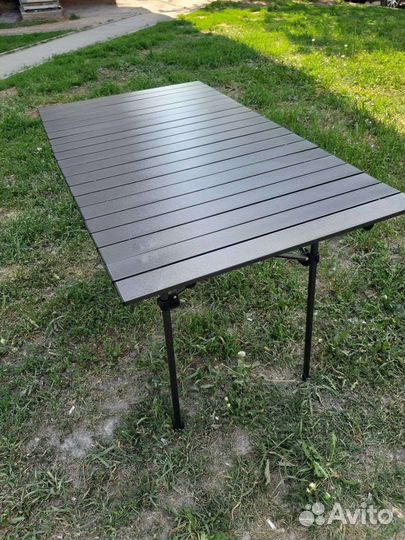 Раскладной стол реечный 120х55х50см
