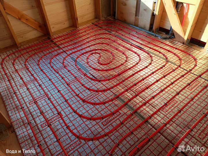 Теплый пол, радиаторы, котельная под ключ