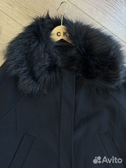 Пальто Zara 45% шерсть, 7%вискоза