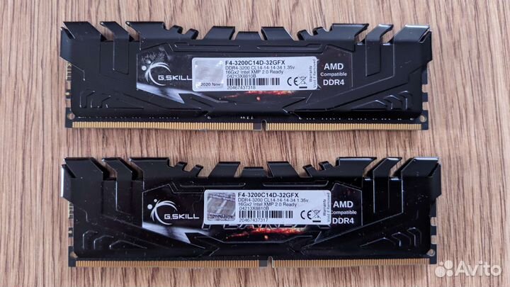 Оперативная память G.Skill Flare X 32Gb CL14 b-die